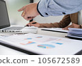 Business People Meeting Design Ideas professional investor working new start up project. business workers working discussing together planning in office. 105672589