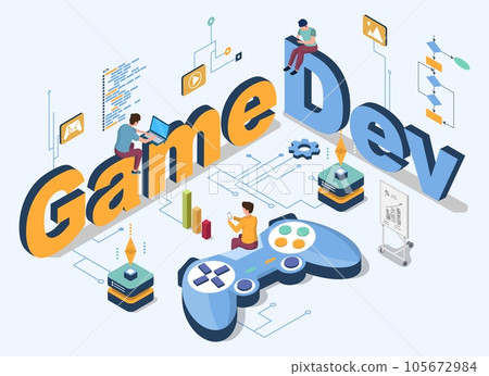 NFT game development company office open space 105672984