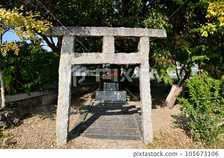 Umezuru Inari Daimyojin Shrine on the riverbed of the Tomio River Umezuru Inari Daimyojin Shrine on the riverbed of the Tomio River 105673106
