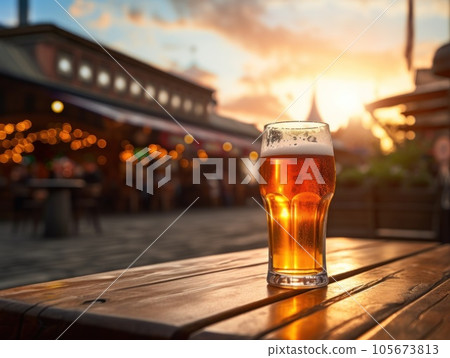 Glass of beer Glass of beer 105673813