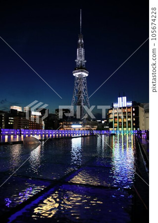"Symbol of Reconstruction" towering in the world of Reiwa... "Nagoya TV Tower", an important cultural property with a beautiful night view 105674228