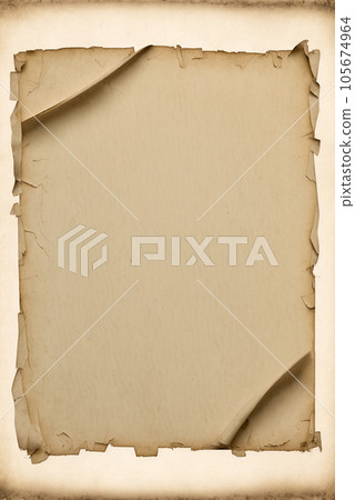 Used old paper poster. Weathered paper texture background Used old paper poster. Weathered paper texture background 105674964