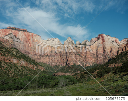 Towers of the virgin, Zion national park Towers of the virgin, Zion national park 105677275