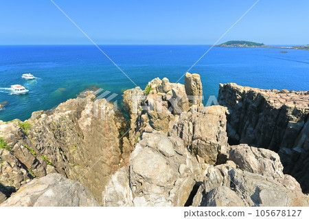 [福井縣] 東尋坊、大島（越前海岸）天氣晴朗 105678127