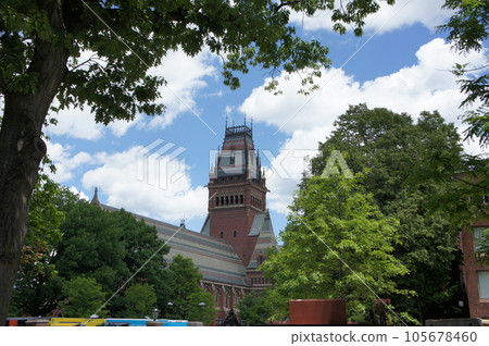 哈佛大學復古校園風光 哈佛大學復古校園風光 105678460