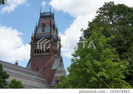哈佛大學復古校園風光 105678461