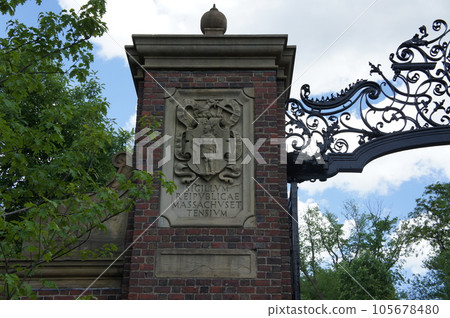 哈佛大學復古校園風光 哈佛大學復古校園風光 105678480