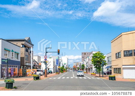 In front of Furano Station Higashi 5-jo Dori Saiwaicho 105678878