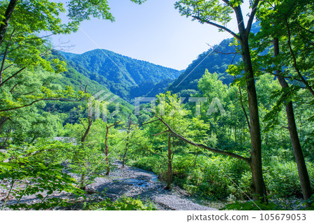 水上町由比曾川由吹瀑布上游 105679053