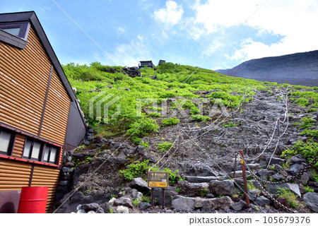 富士山攀登吉田線七合目風景 富士山攀登吉田線 富士山攀登吉田線七合目風景 富士山攀登吉田線 105679376