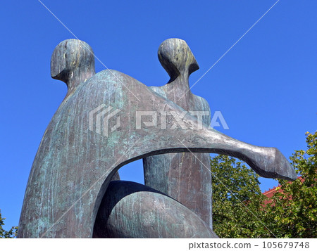 Celebration of Chester sculpture, Chester, UK. Celebration of Chester sculpture, Chester, UK. 105679748