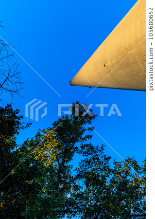 Hario Transmitting Station Radio Tower Dusk [Sasebo City, Nagasaki Prefecture] 105680652