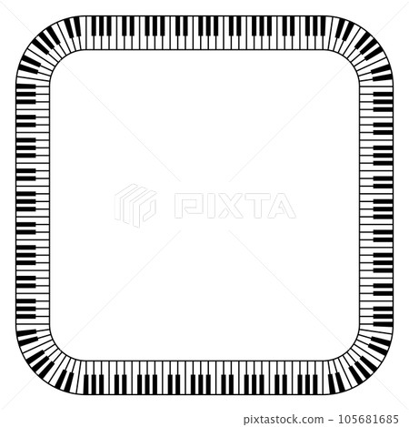 keyboard square frame 105681685