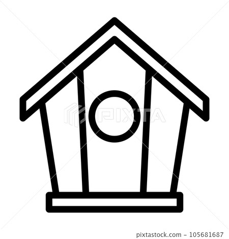 Aviary icon simple Aviary icon simple 105681687