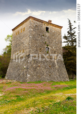 Medieval Venetian Tower at Butrint, Albania Medieval Venetian Tower at Butrint, Albania 105681727