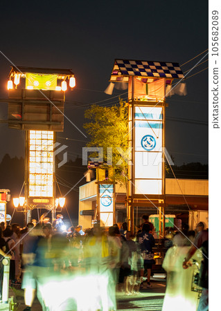 The kiriko lanterns of the Notojima Mukoda Fire Festival, one of the three major fire festivals in Japan | Notojima, Nanao City, Ishikawa Prefecture The kiriko lanterns of the Notojima Mukoda Fire Festival, one of the three major fire festivals in Japan | Notojima, Nanao City, Ishikawa Prefecture 105682089