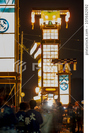 日本三大火祭之一能登島向田火祭的切子燈籠 | 石川縣七尾市能登島 日本三大火祭之一能登島向田火祭的切子燈籠 | 石川縣七尾市能登島 105682092