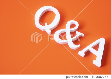 Q&A in white letters Q&A in white letters 105682243