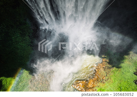 Waterfall in the forest in bolaven plateau Laos Waterfall in the forest in bolaven plateau Laos 105683052