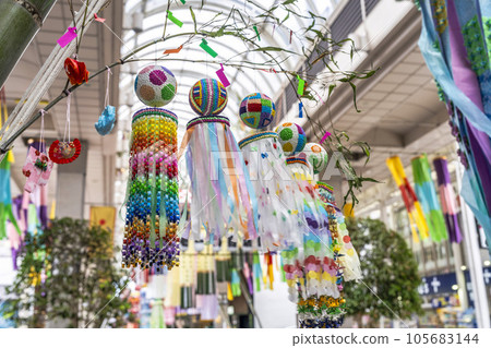 Summer Sendai Sendai Tanabata Festival 2023 mini decoration Sendai City, Miyagi Prefecture 105683144
