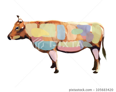 Cattle part diagram (no letters) Cattle part diagram (no letters) 105683420