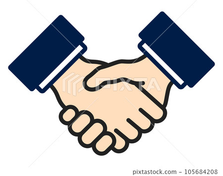 handshake icon handshake icon 105684208