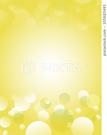 具有浮動圓點_yellow_vertical 的抽象空間背景材料 105685493