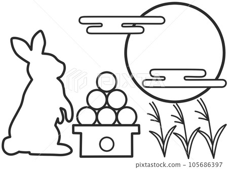Coloring page for moon viewing 105686397
