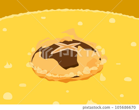 Shiitake mushroom tempura with background 4:3 105686670