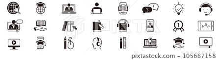 educate, schooling, icon 105687158