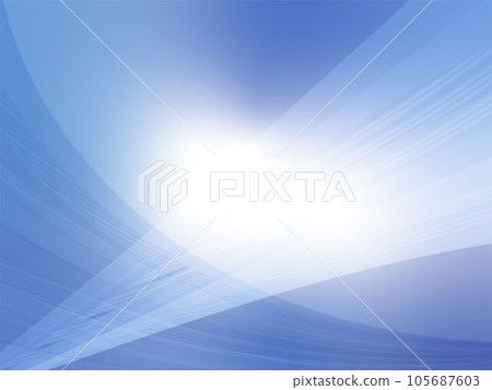 Wave and light abstract background_digital technology image_navy blue 105687603