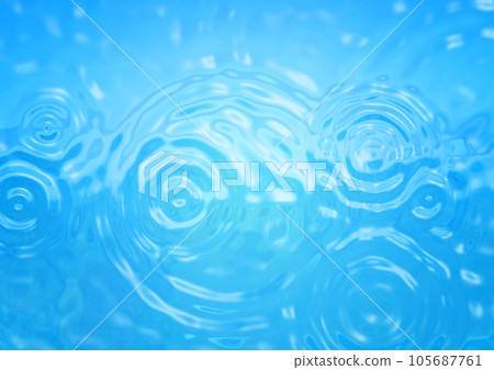 Abstract blue ripples illustration background 105687761