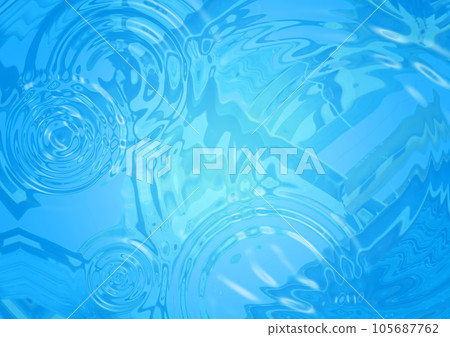 Abstract blue ripples illustration background 105687762
