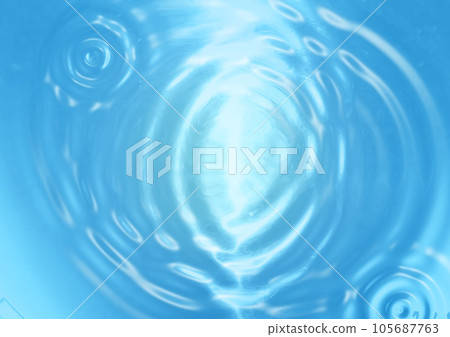 Abstract blue ripples illustration background 105687763
