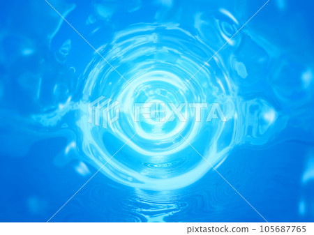 Abstract blue ripples illustration background 105687765