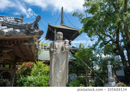 [No. 19 Fudasho] Tatsueji Temple Child Jizoson [Shikoku 88 places] 105689134
