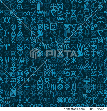 Futuristic cyberspace code digital alien matrix programming language alphabet 105689564