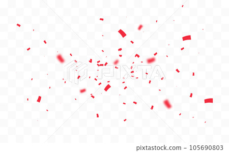 Colorful festive confetti pieces. Vector party background Colorful festive confetti pieces. Vector party background 105690803