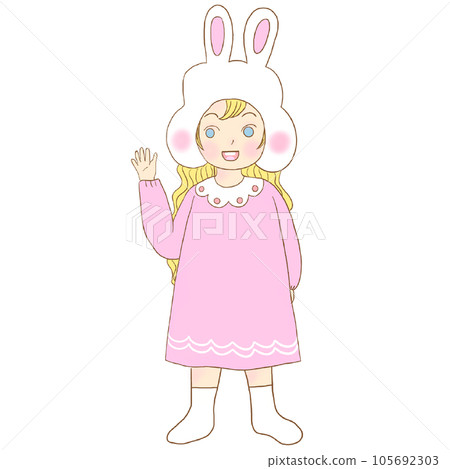 A cute girl say hi A cute girl say hi 105692303