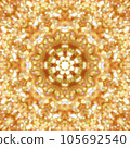Geometric pattern like a kaleidoscope _ back material 105692540