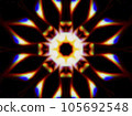 Geometric pattern like a kaleidoscope _ back material 105692548