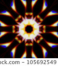 Geometric pattern like a kaleidoscope _ back material 105692549
