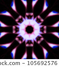 Geometric pattern like a kaleidoscope _ back material 105692576