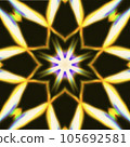Geometric pattern like a kaleidoscope _ back material 105692581