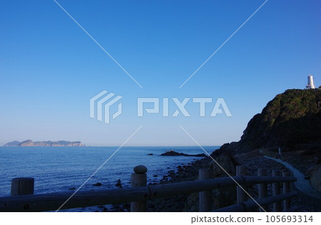 Anan City, Tokushima Prefecture Gamodamisaki Lighthouse and Ishima Island Anan City, Tokushima Prefecture Gamodamisaki Lighthouse and Ishima Island 105693314