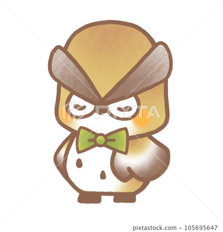 bow tie and horned owl bow tie and horned owl 105695647