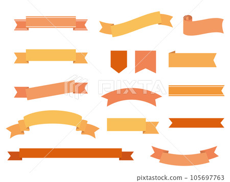 set of simple ribbons 105697763