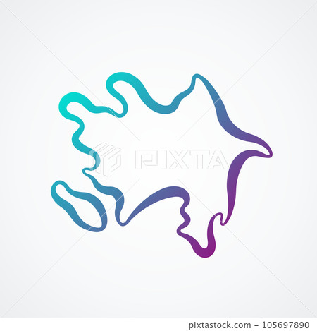 Azerbaijan - Outline Map Azerbaijan - Outline Map 105697890
