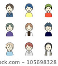 boy simple illustration icon 105698328