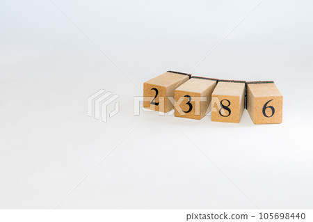 Wood block number 2386 105698440